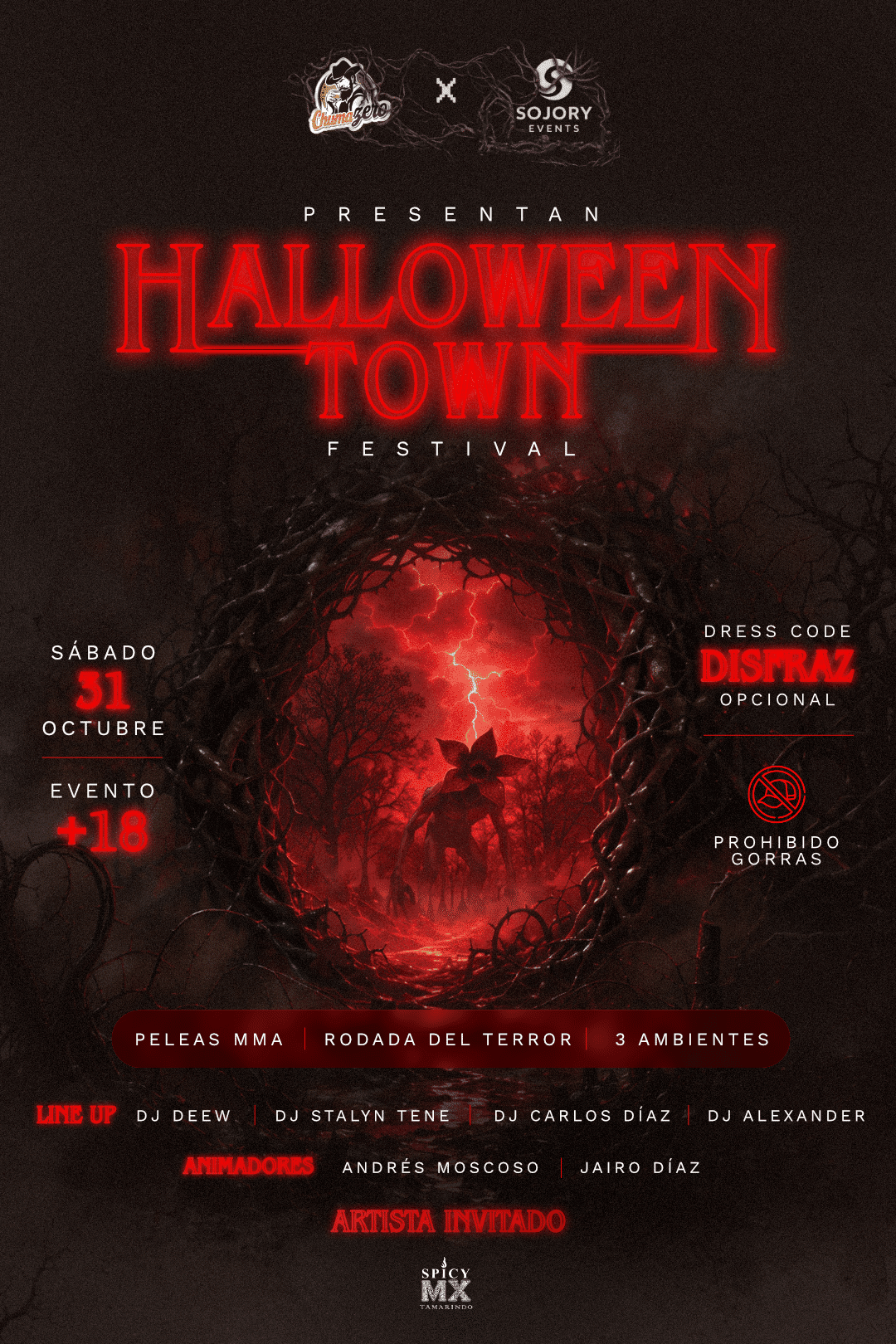 Afiche de Halloween Town Festival